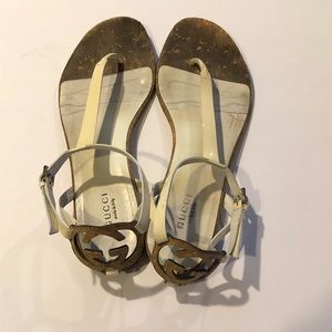 Gucci Vernice Soft Sandals
